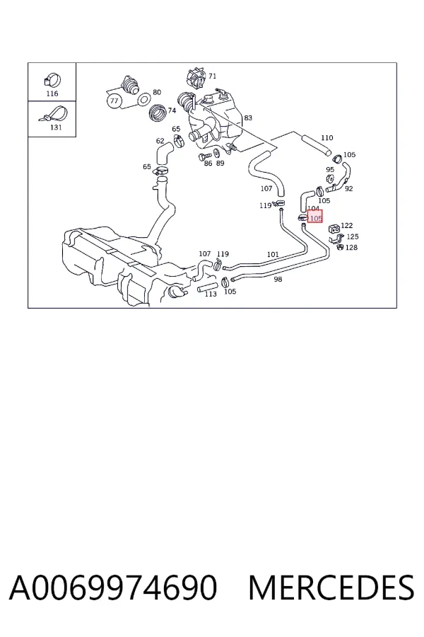  A0069974690 Mercedes