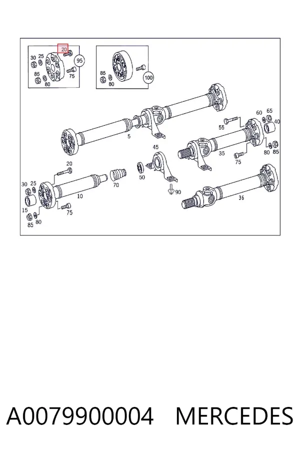  A0079900004 Mercedes