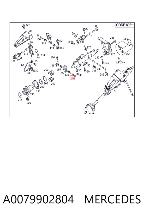  A0079902804 Mercedes
