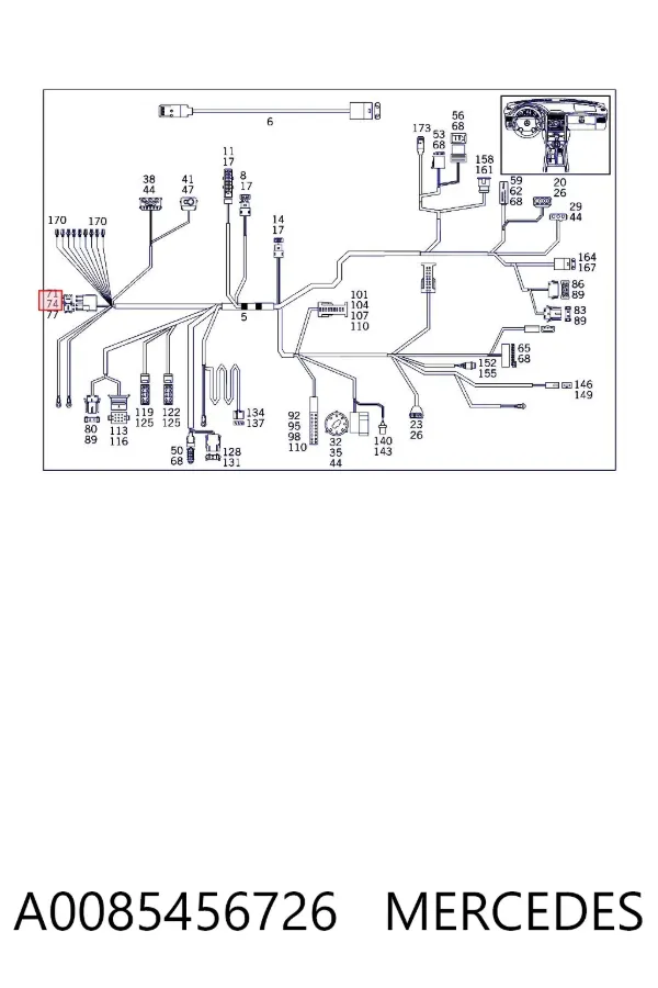  A0085456726 Mercedes
