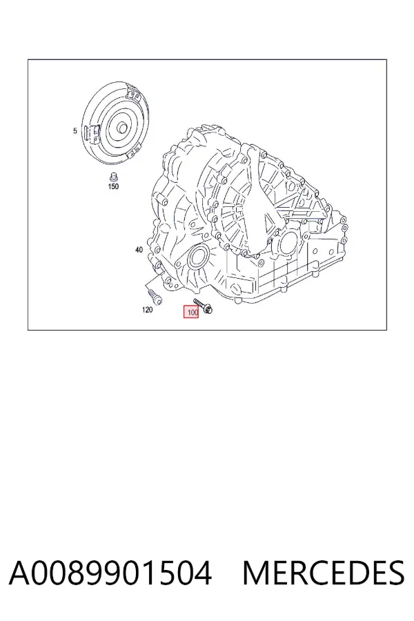  A0089901504 Mercedes