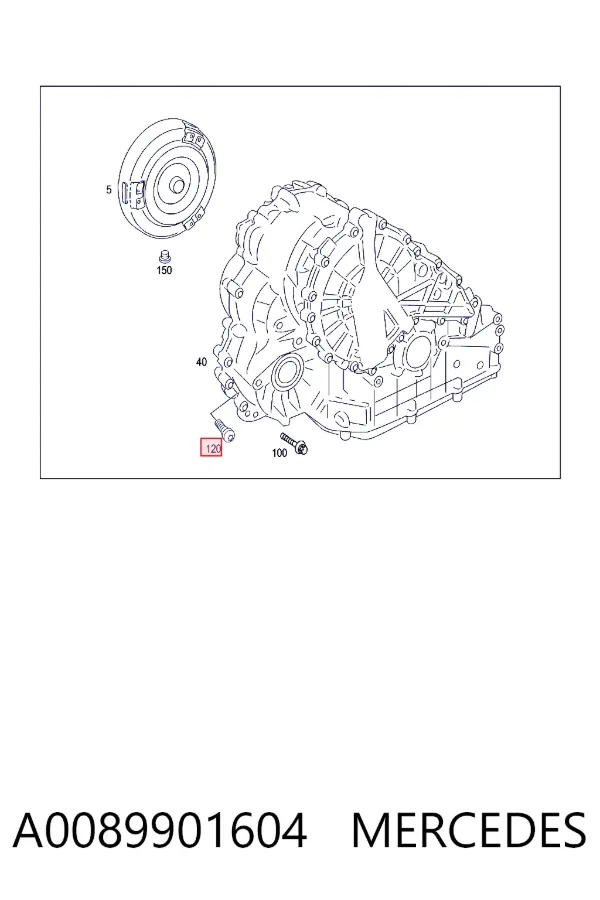  A0089901604 Mercedes