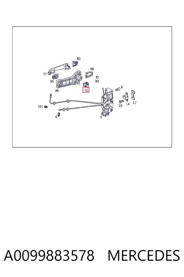 A0099883578 Mercedes