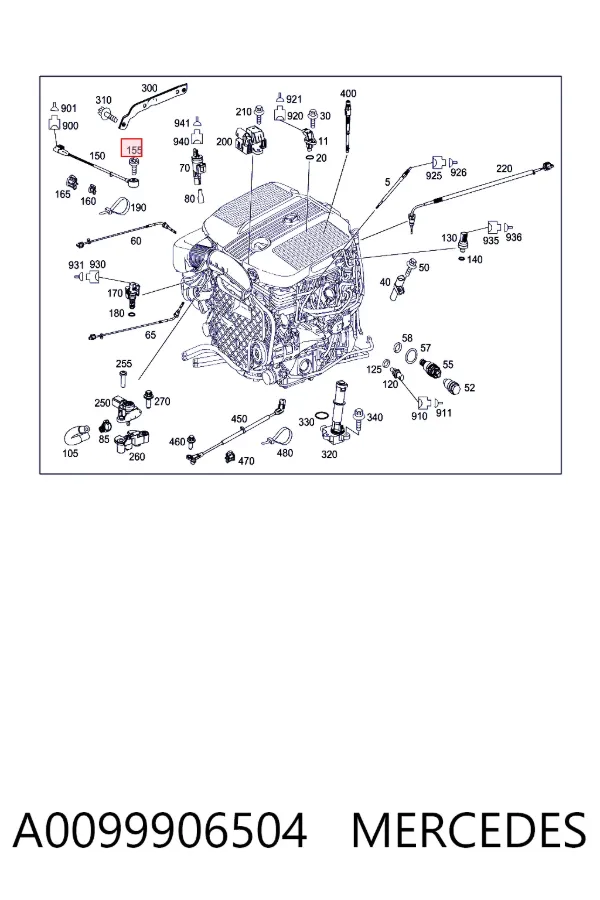  A0099906504 Mercedes