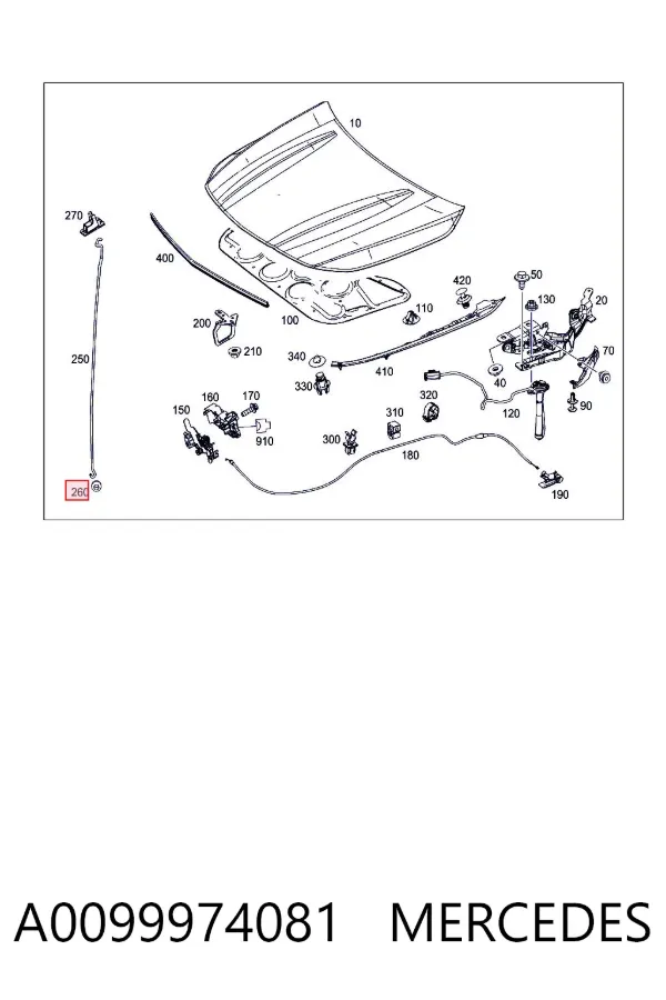  A0099974081 Mercedes