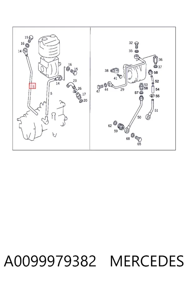  A0099979382 Mercedes