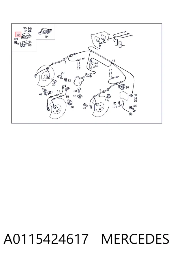  A0115424617 Mercedes