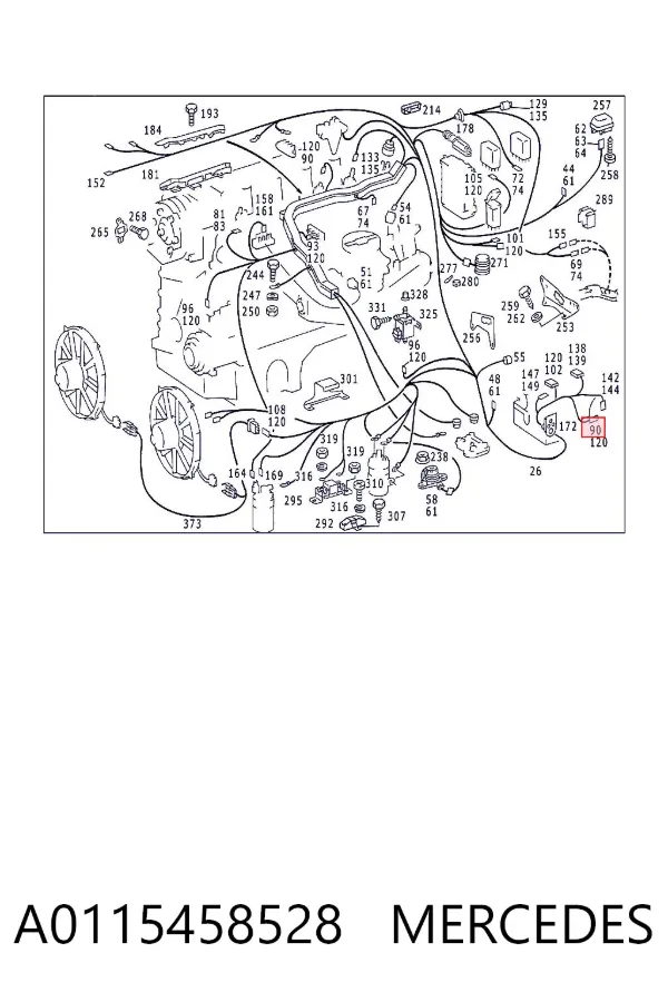  A0115458528 Mercedes