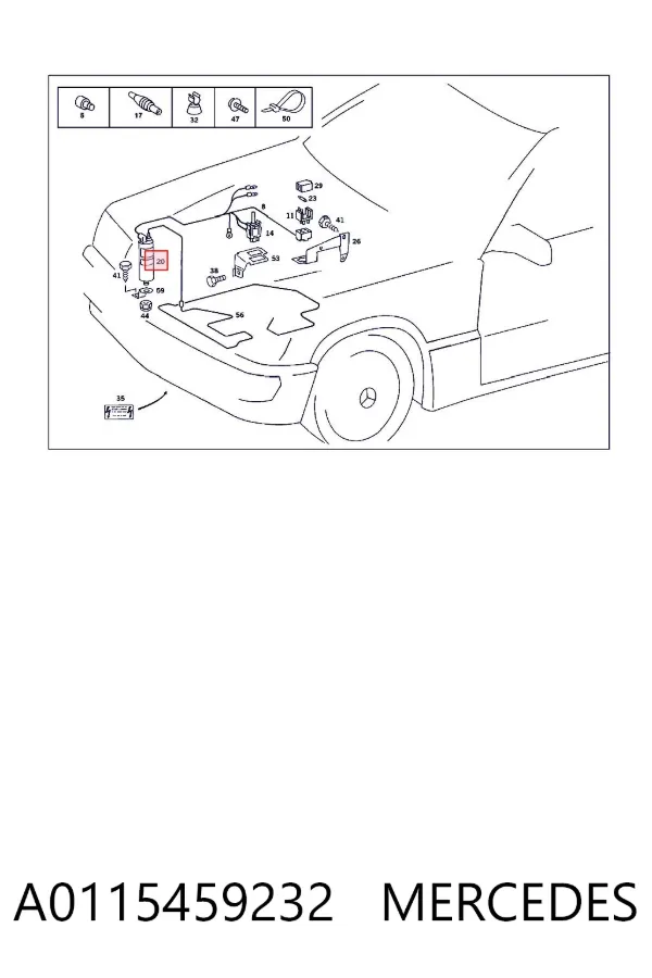  A0115459232 Mercedes