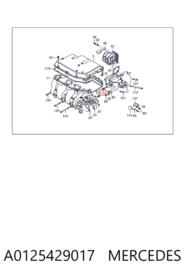  A0125429017 Mercedes