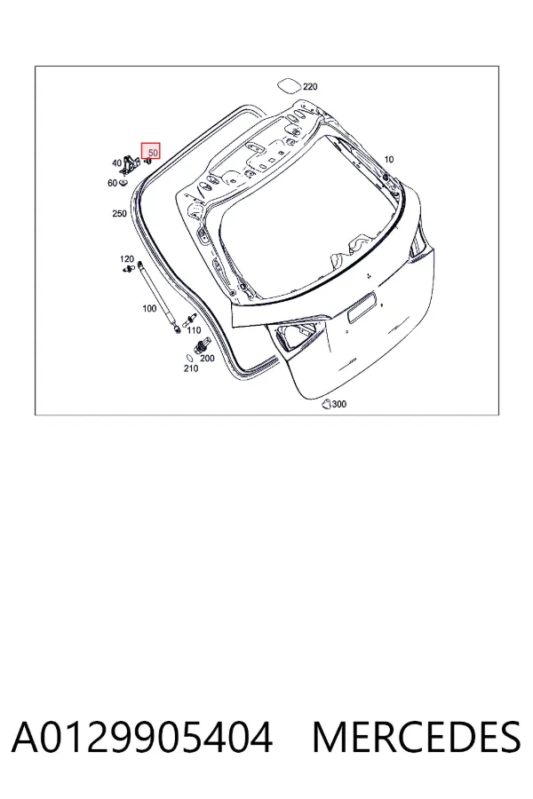 A0129905404 Mercedes