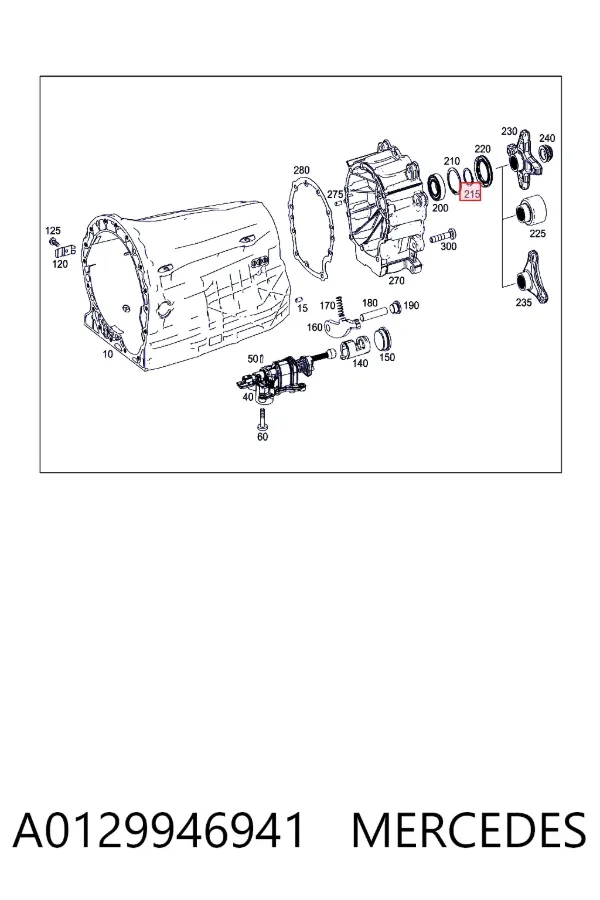  A0129946941 Mercedes
