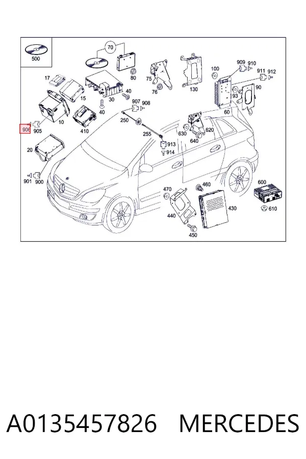  A0135457826 Mercedes