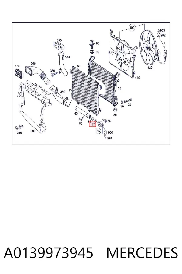 A0139973945 Mercedes