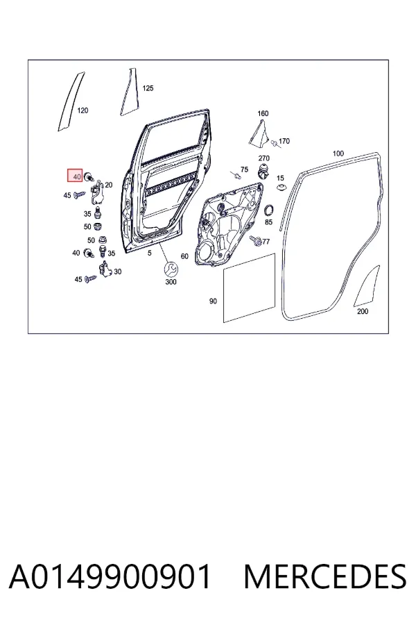  A0149900901 Mercedes