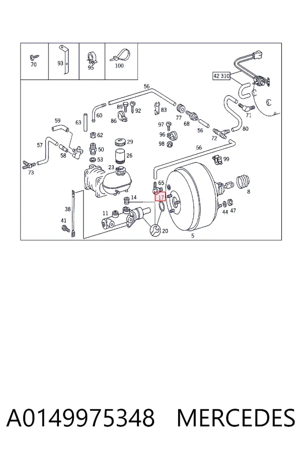  A0149975348 Mercedes