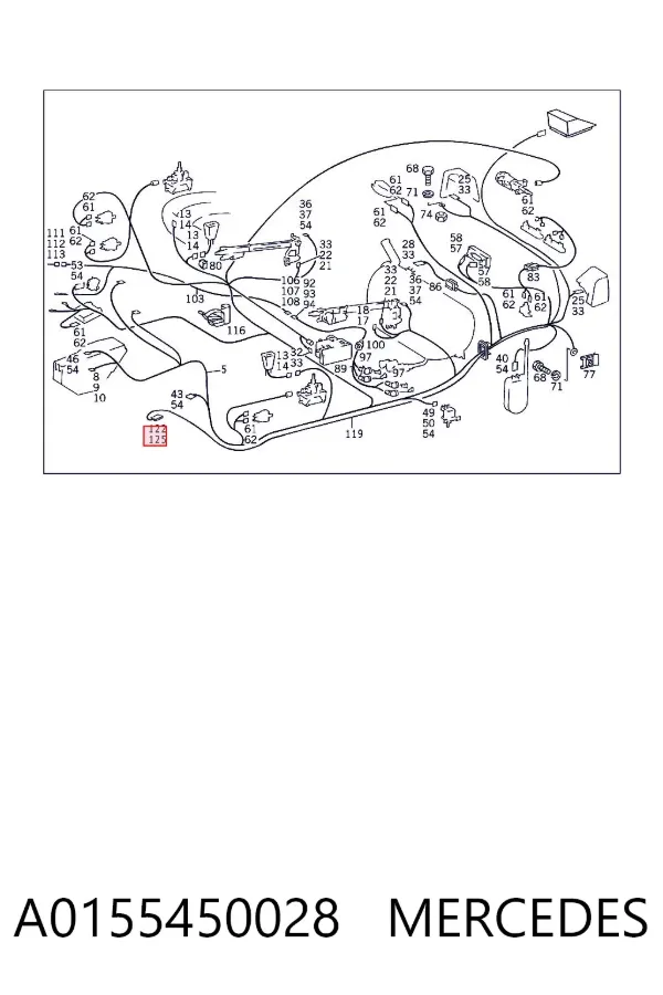  A0155450028 Mercedes