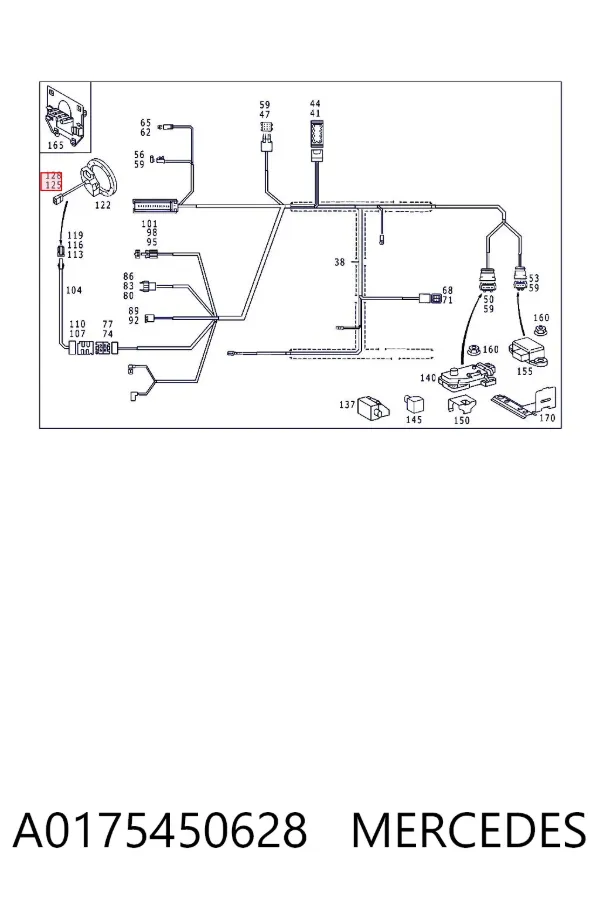  A0175450628 Mercedes