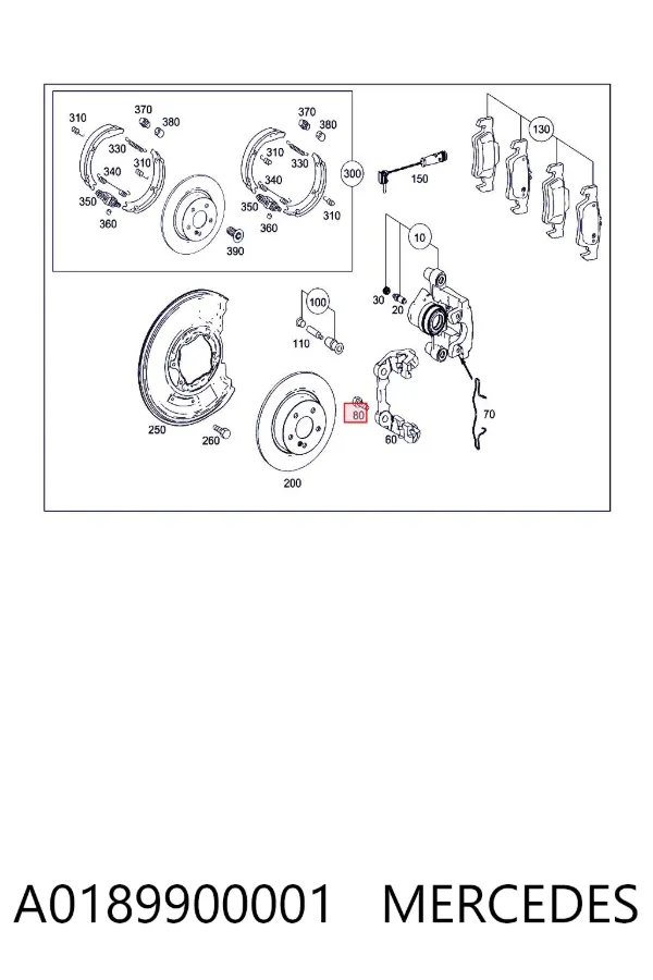  A0189900001 Mercedes