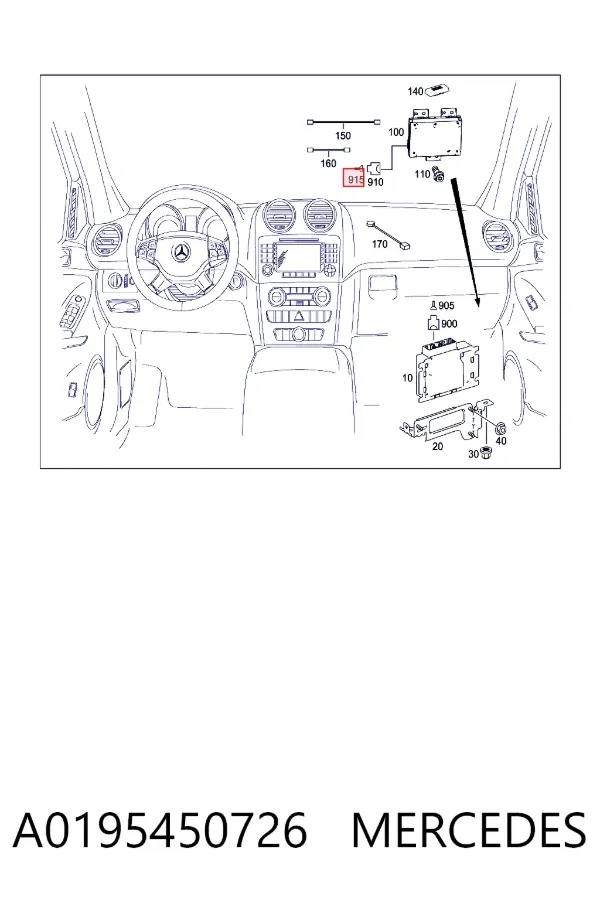  A0195450726 Mercedes
