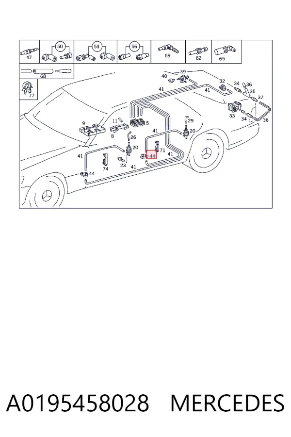  A0195458028 Mercedes