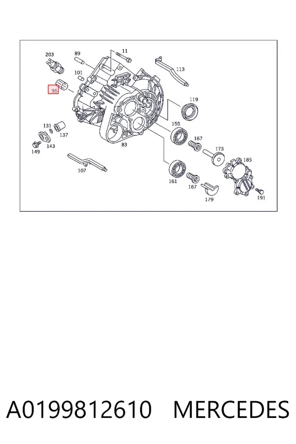  A0199812610 Mercedes