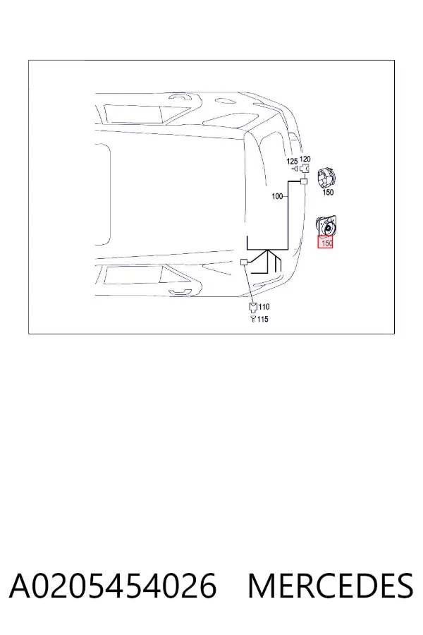  A0205454026 Mercedes