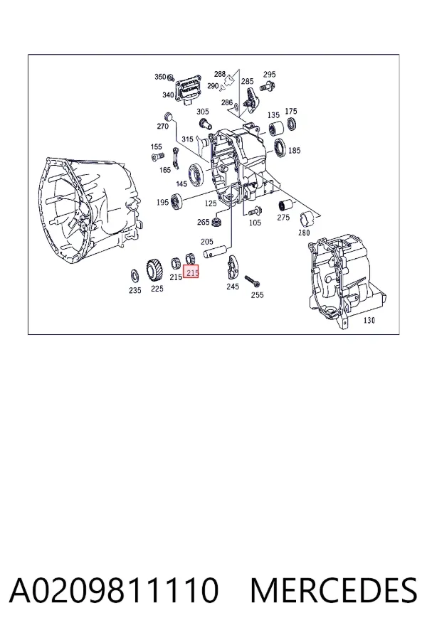  A0209811110 Mercedes