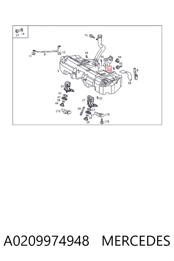  A0209974948 Mercedes
