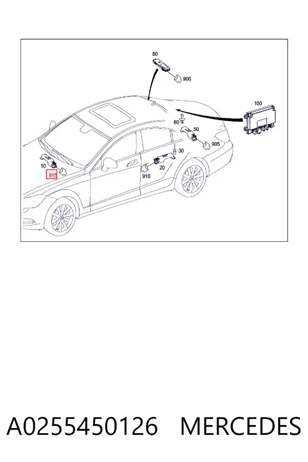 A0255450126 Mercedes