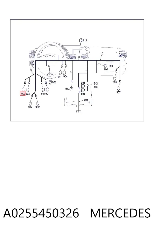  A0255450326 Mercedes