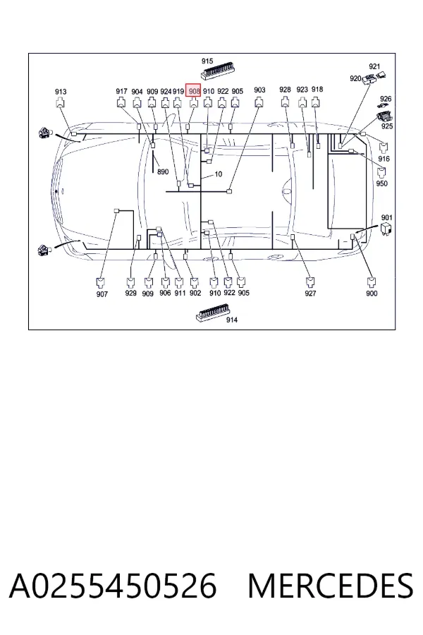  A0255450526 Mercedes