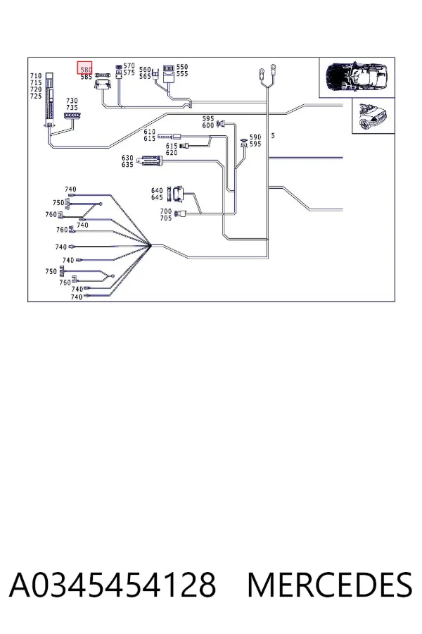  A0345454128 Mercedes