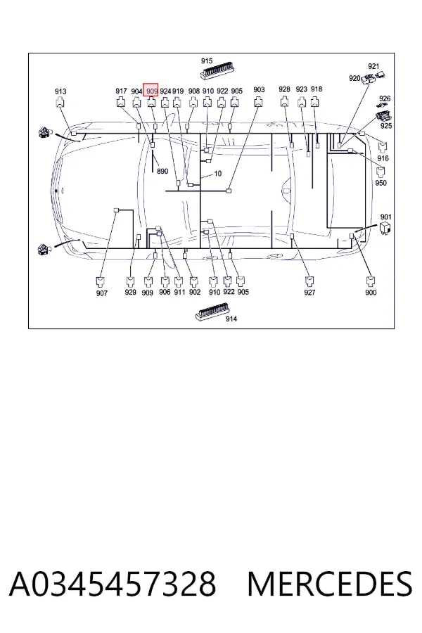  A0345457328 Mercedes