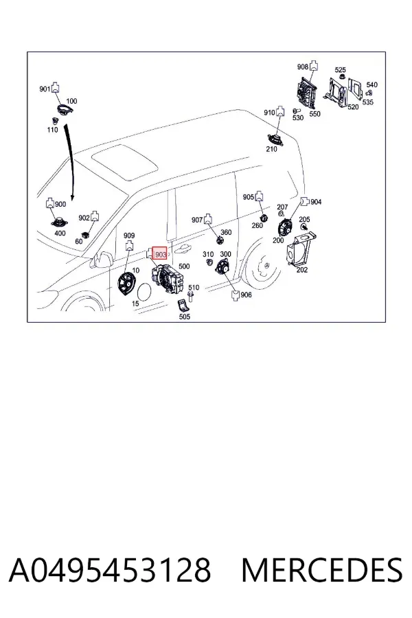  A0495453128 Mercedes