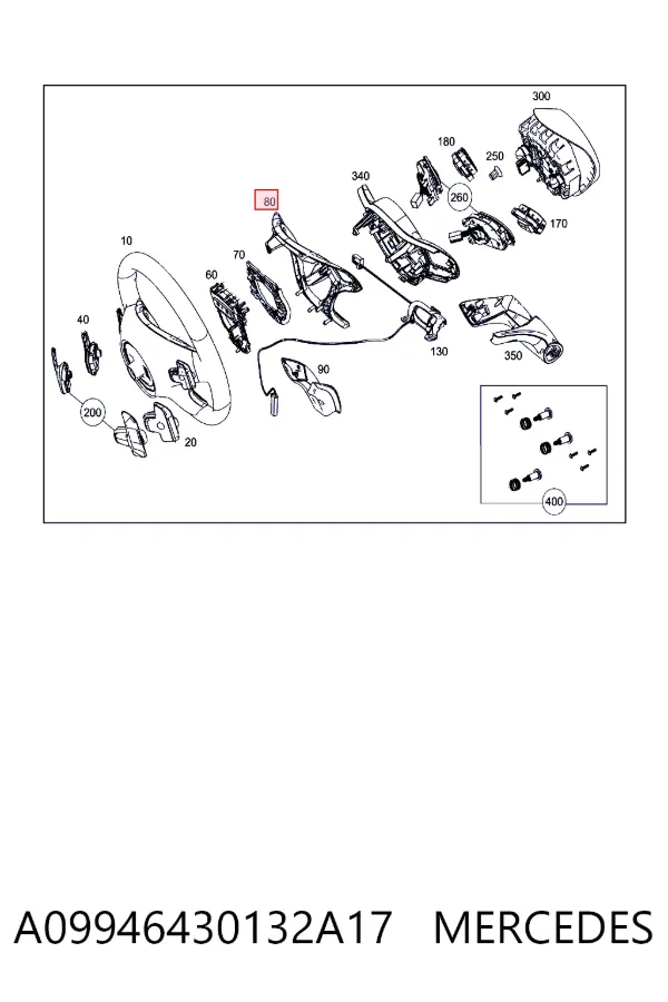  A09946430132A17 Mercedes