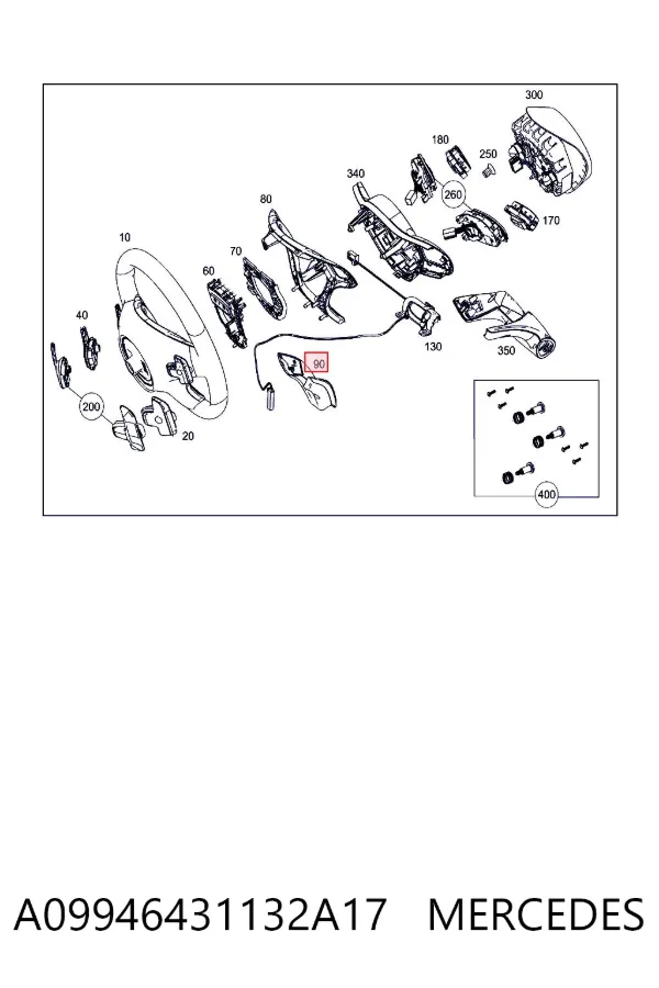  A09946431132A17 Mercedes