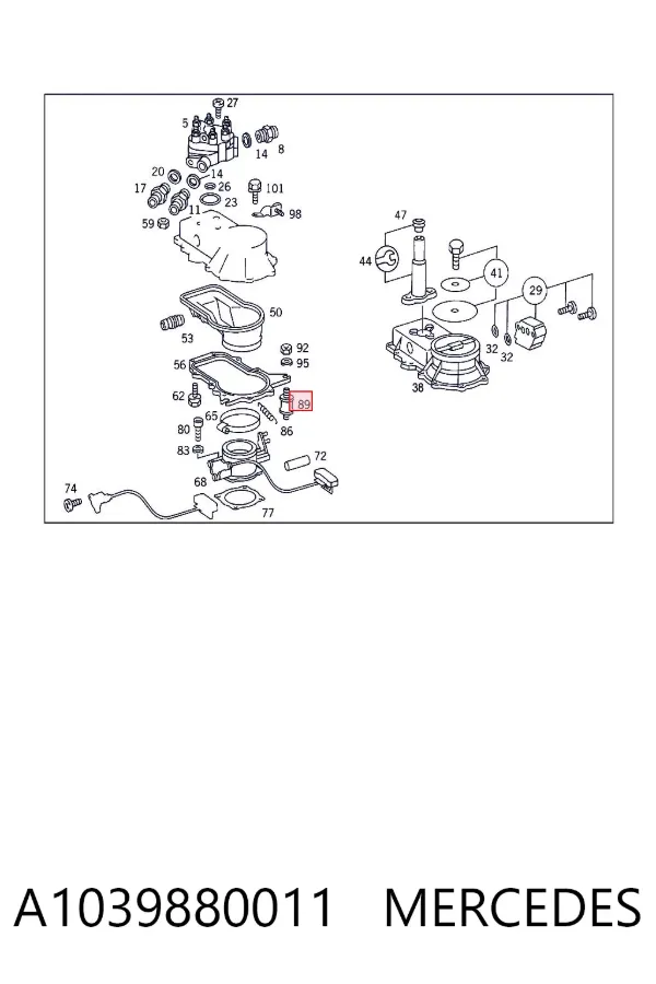  A1039880011 Mercedes