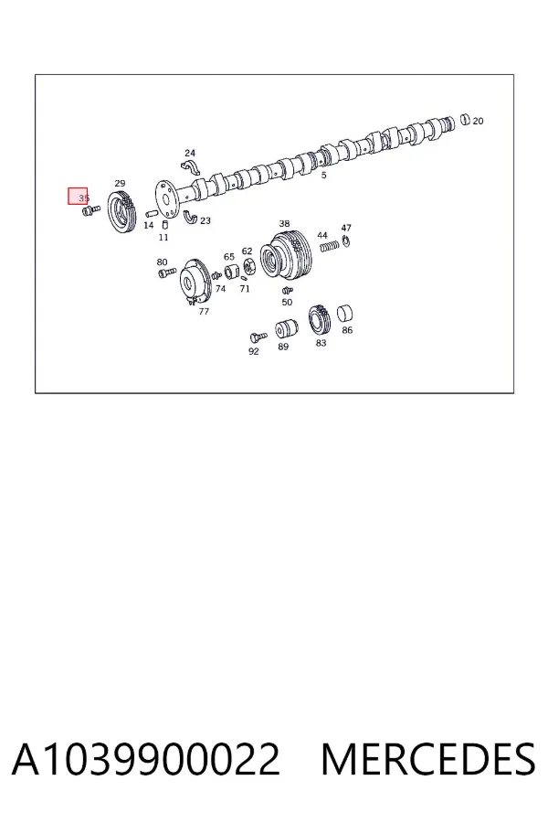  A1039900022 Mercedes