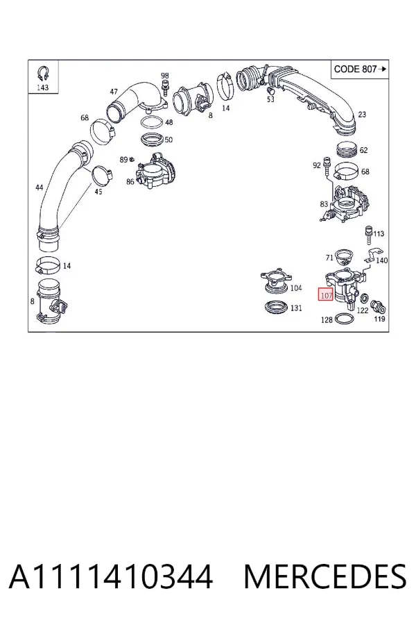 A1111410344 Mercedes