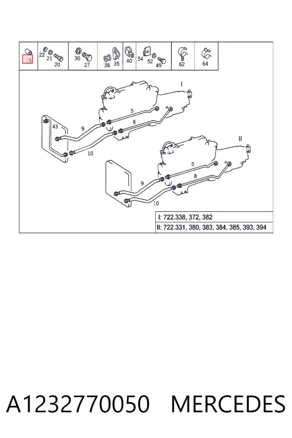  A1232770050 Mercedes