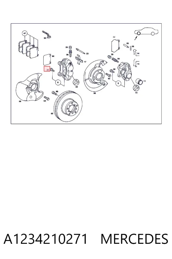  A1234210271 Mercedes