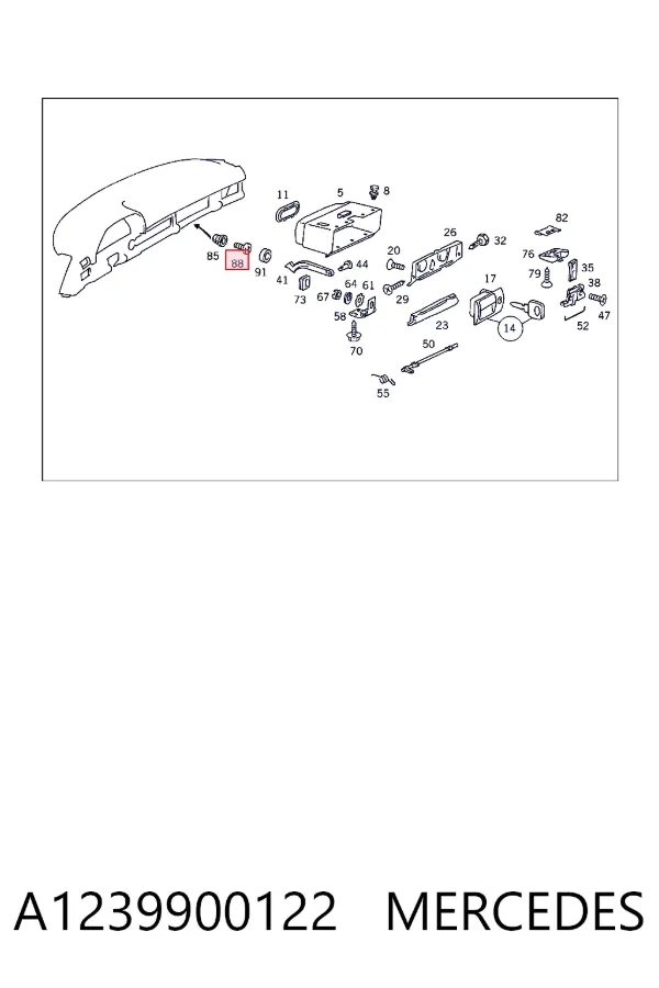 A1239900122 Mercedes
