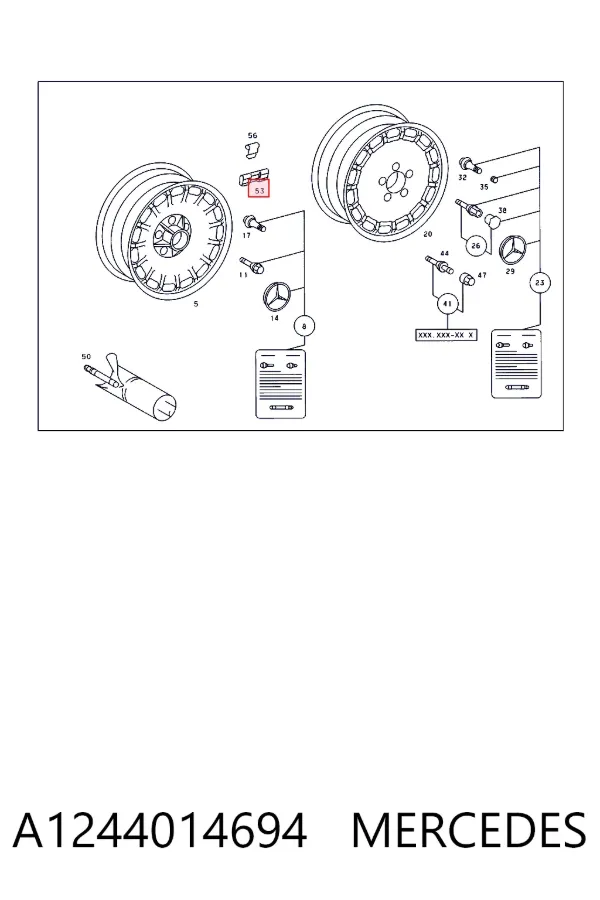  A1244014694 Mercedes