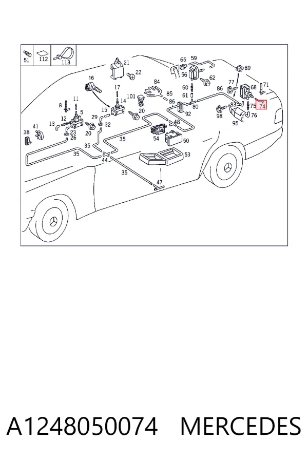  A1248050074 Mercedes