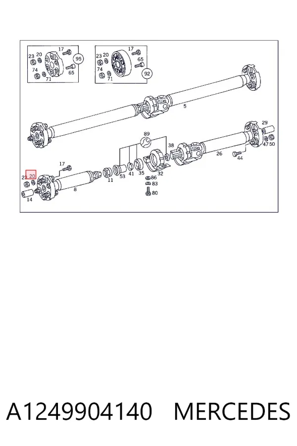  A1249904140 Mercedes