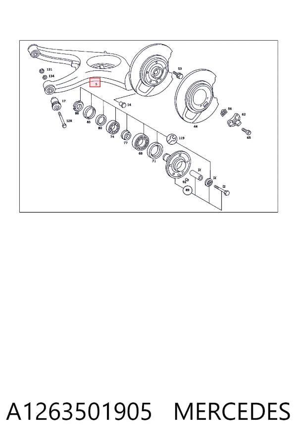  A1263501905 Mercedes