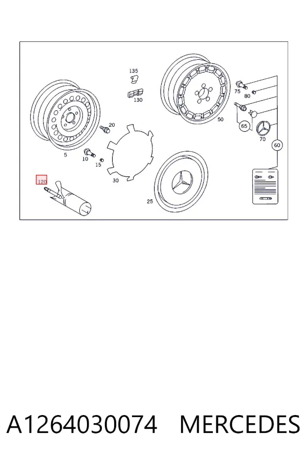  A1264030074 Mercedes