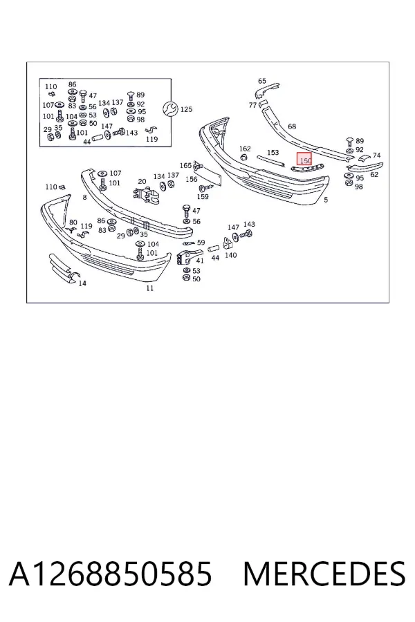  A1268850585 Mercedes