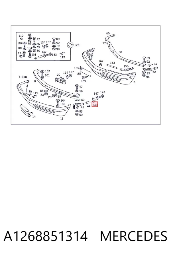 A1268851314 Mercedes
